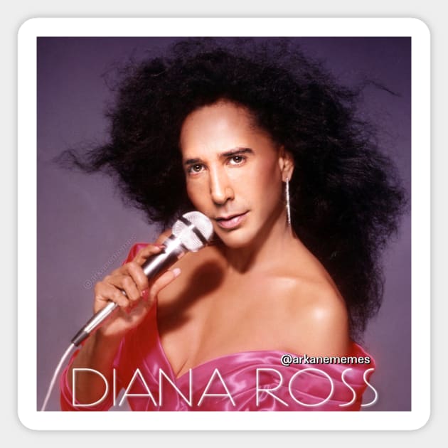 Diana Ross Geller Sticker by arkanememes